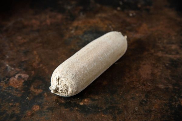 Wholemeal Vienna dough log ready to bake