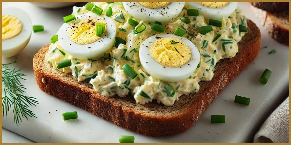 Egg & Chive Delight sandwich filling